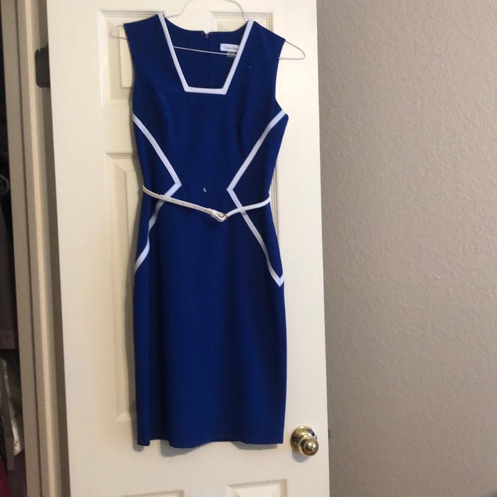 Blue dress